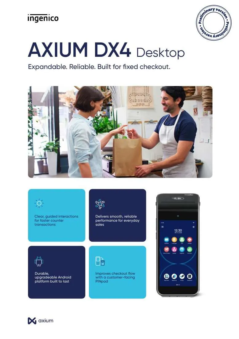 AXIUM DX4 Desktop datasheet